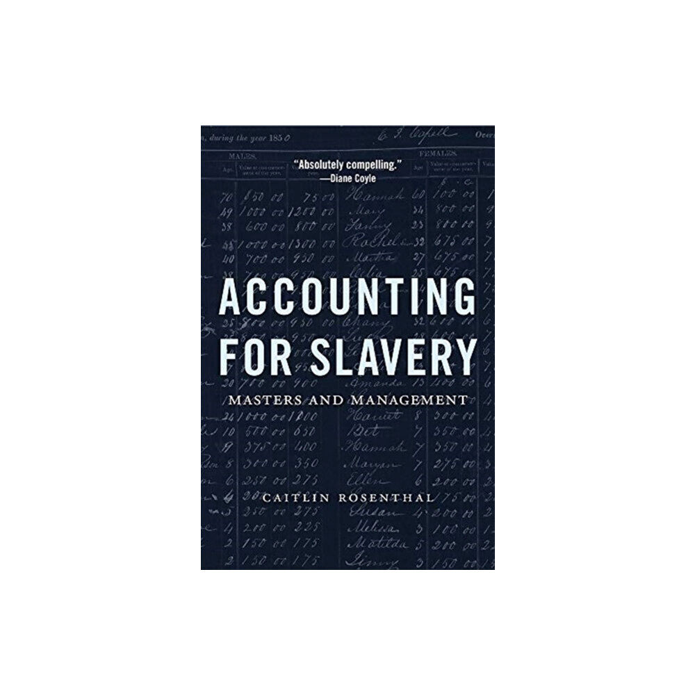 Harvard university press Accounting for Slavery (häftad, eng)