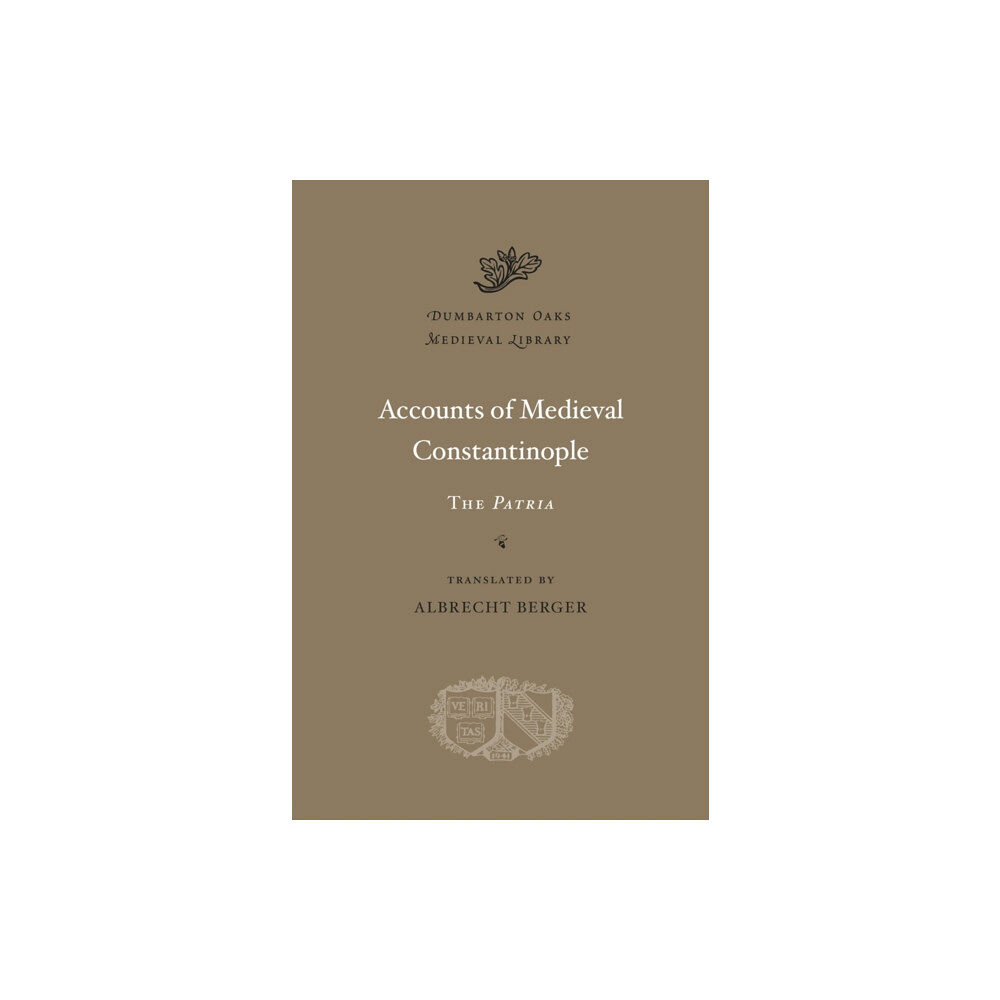 Harvard university press Accounts of Medieval Constantinople (inbunden, eng)