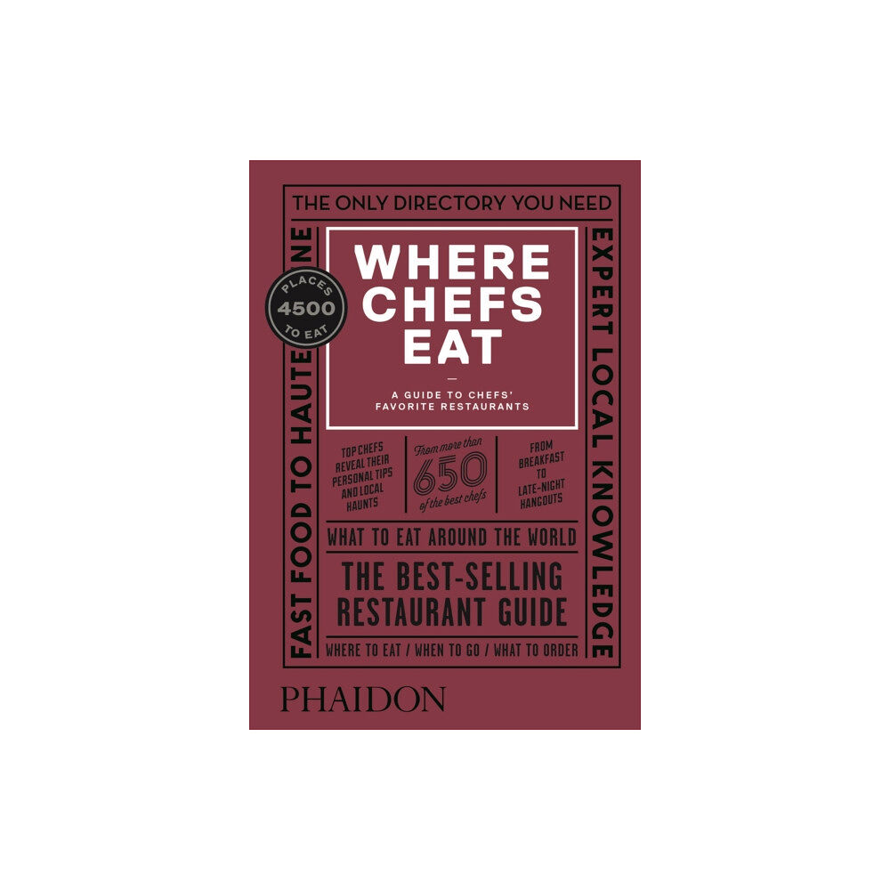 Phaidon Press Ltd Where Chefs Eat (inbunden, eng)