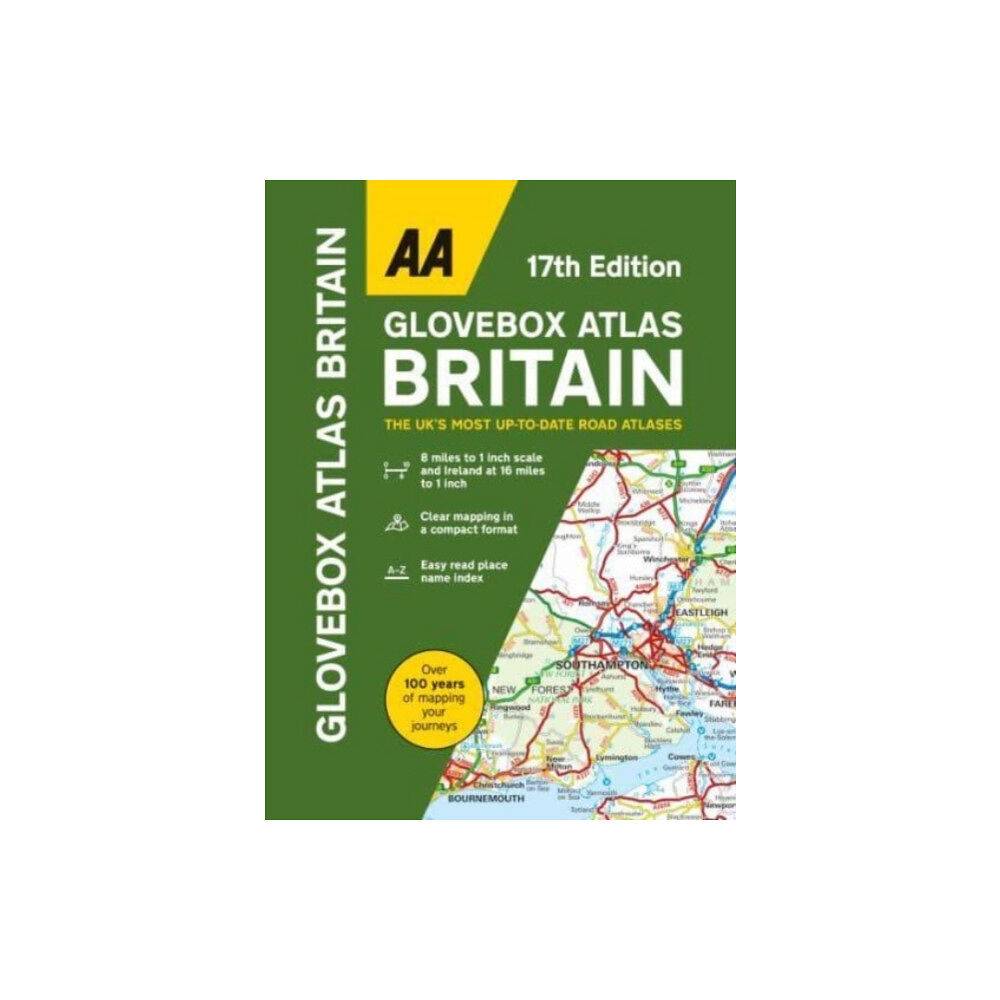 AA Publishing AA Glovebox Atlas Britain (bok, spiral, eng)