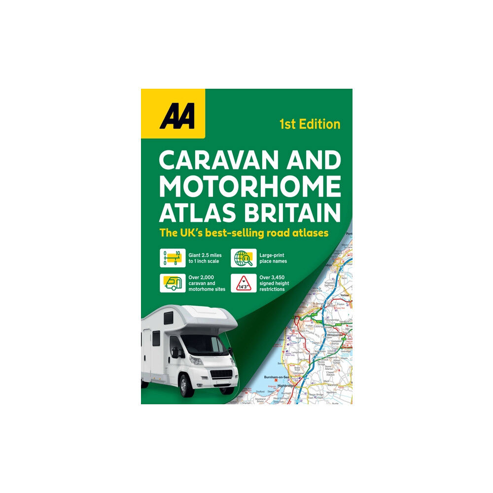 AA Publishing AA Caravan & Motorhome Atlas (häftad, eng)