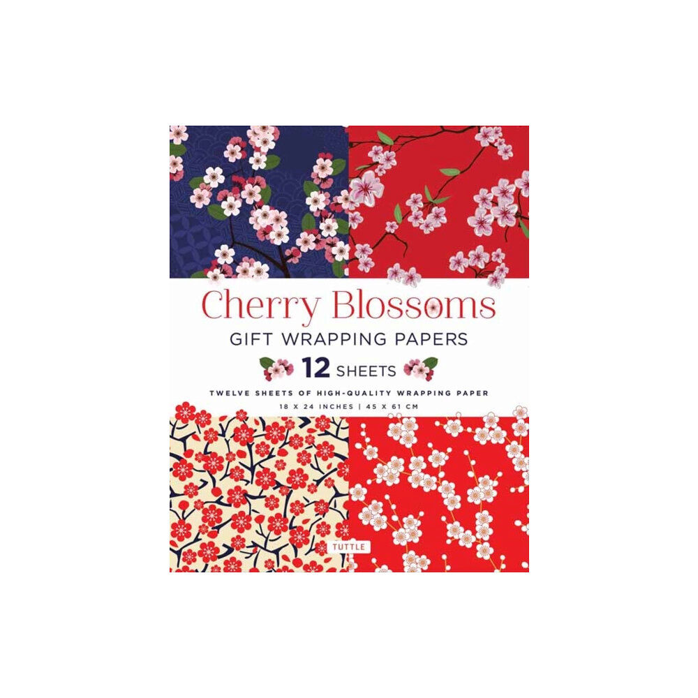 Tuttle Publishing Cherry Blossoms Gift Wrapping Papers - 12 Sheets (häftad, eng)