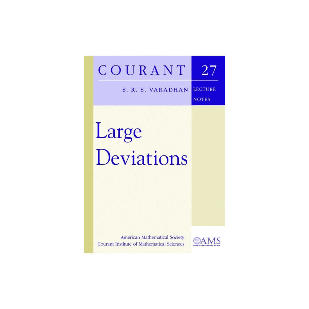 American Mathematical Society Large Deviations (häftad, eng)