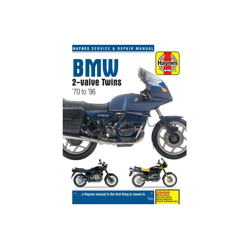 Haynes Publishing Group BMW 2-valve twins (70-96) Haynes Repair Manual (häftad, eng)