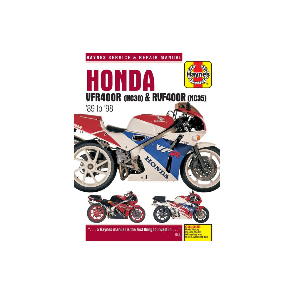 Haynes Publishing Group Honda VFR400 (NC30) & RVF400 (NC35) V-Fours (89 - 98) Haynes Repair Manual (häftad, eng)