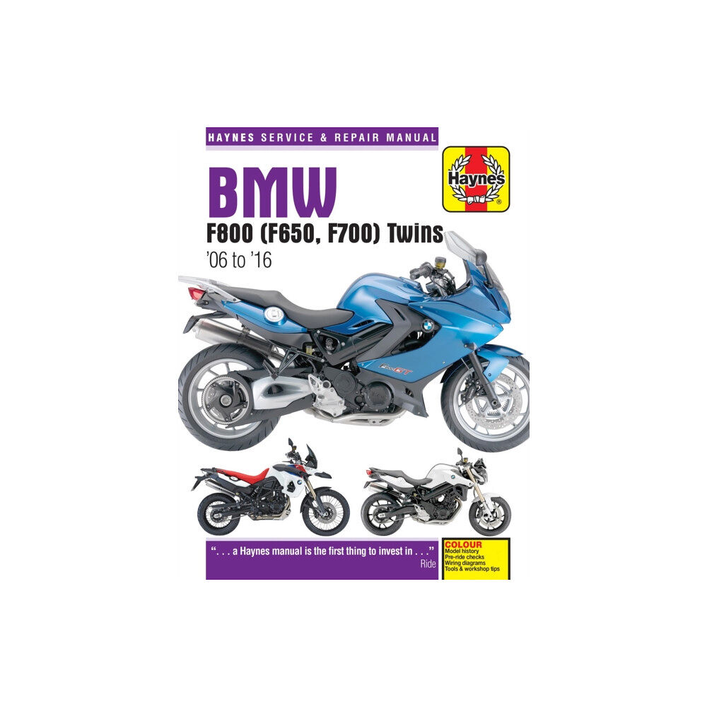 Haynes Publishing Group BMW F650, F700 & F800 Twins (06-16) Haynes Repair Manual (häftad, eng)