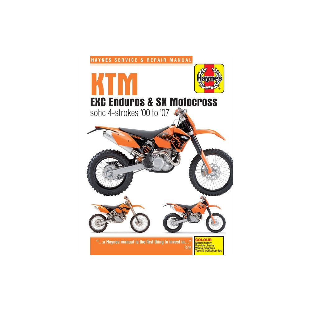 Haynes Publishing Group KTM EXC Enduros & SX Motocross sohc 4-strokes (00 - 07) (häftad, eng)