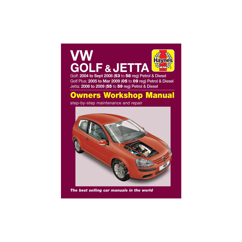 Haynes Publishing Group VW Golf (04 - Sept 08), Golf Plus (05 - Mar 09) & Jetta (06 - 09) Haynes Repair Manual (häftad, eng)