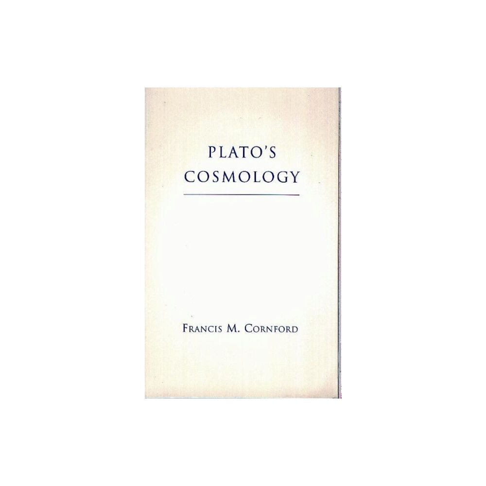 Hackett Publishing Co, Inc Plato's Cosmology (häftad, eng)