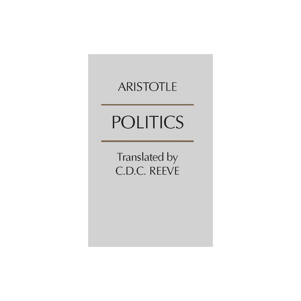 Hackett Publishing Co, Inc Politics (häftad, eng)