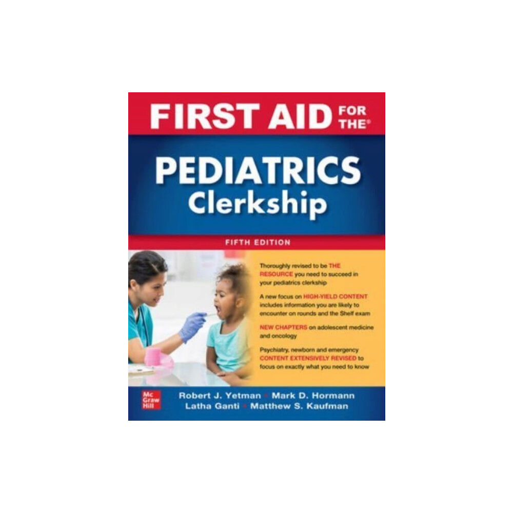 McGraw-Hill Education First Aid for the Pediatrics Clerkship, Fifth Edition (häftad, eng)