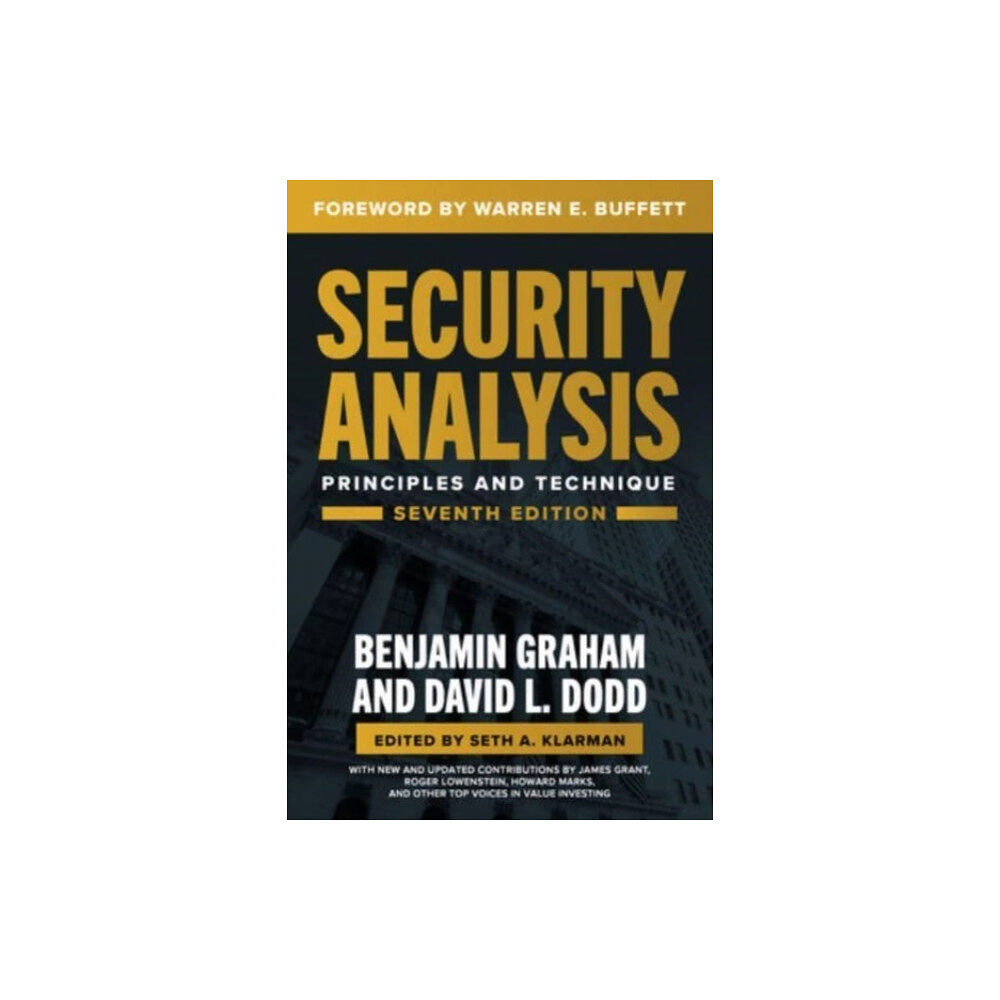 McGraw-Hill Education Security Analysis, Seventh Edition: Principles and Techniques (inbunden, eng)