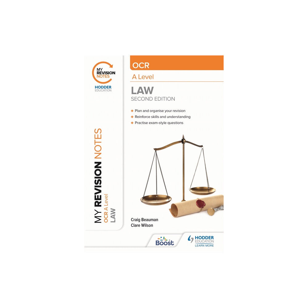 Hodder Education My Revision Notes: OCR A Level Law Second Edition (häftad, eng)