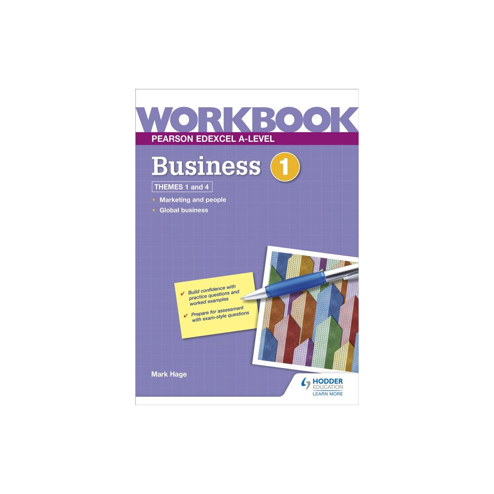 Hodder Education Pearson Edexcel A-Level Business Workbook 1 (häftad, eng)