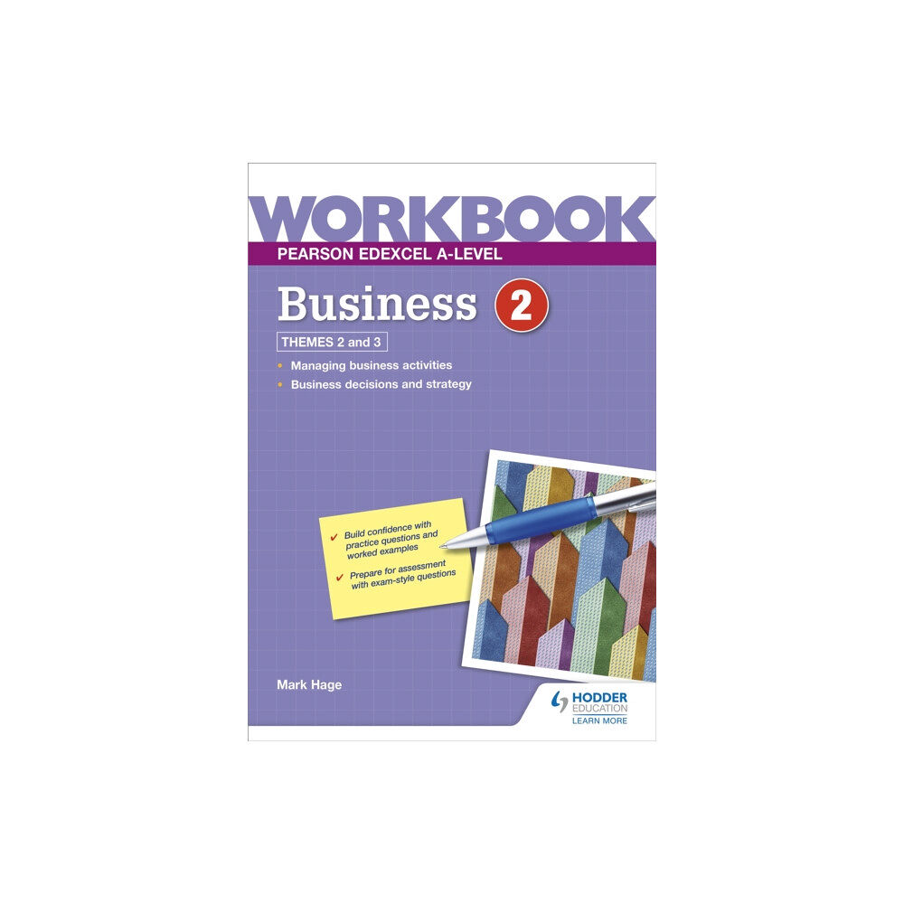 Hodder Education Pearson Edexcel A-Level Business Workbook 2 (häftad, eng)