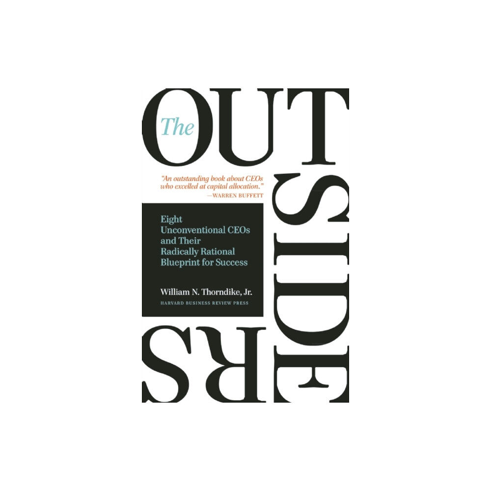 Harvard Business Review Press The Outsiders (inbunden, eng)