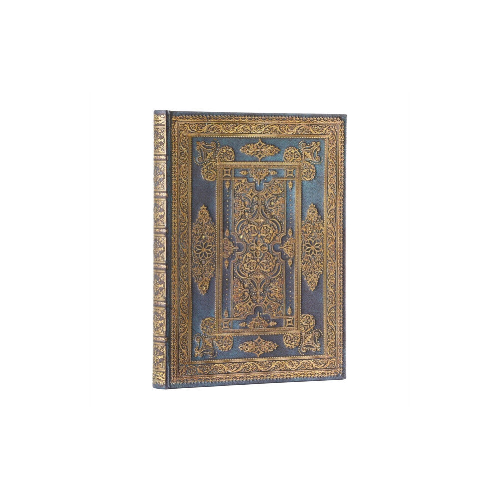 paperblanks Blue Luxe (Luxe Design) Ultra Lined Hardback Journal (Elastic Band Closure) (inbunden, eng)