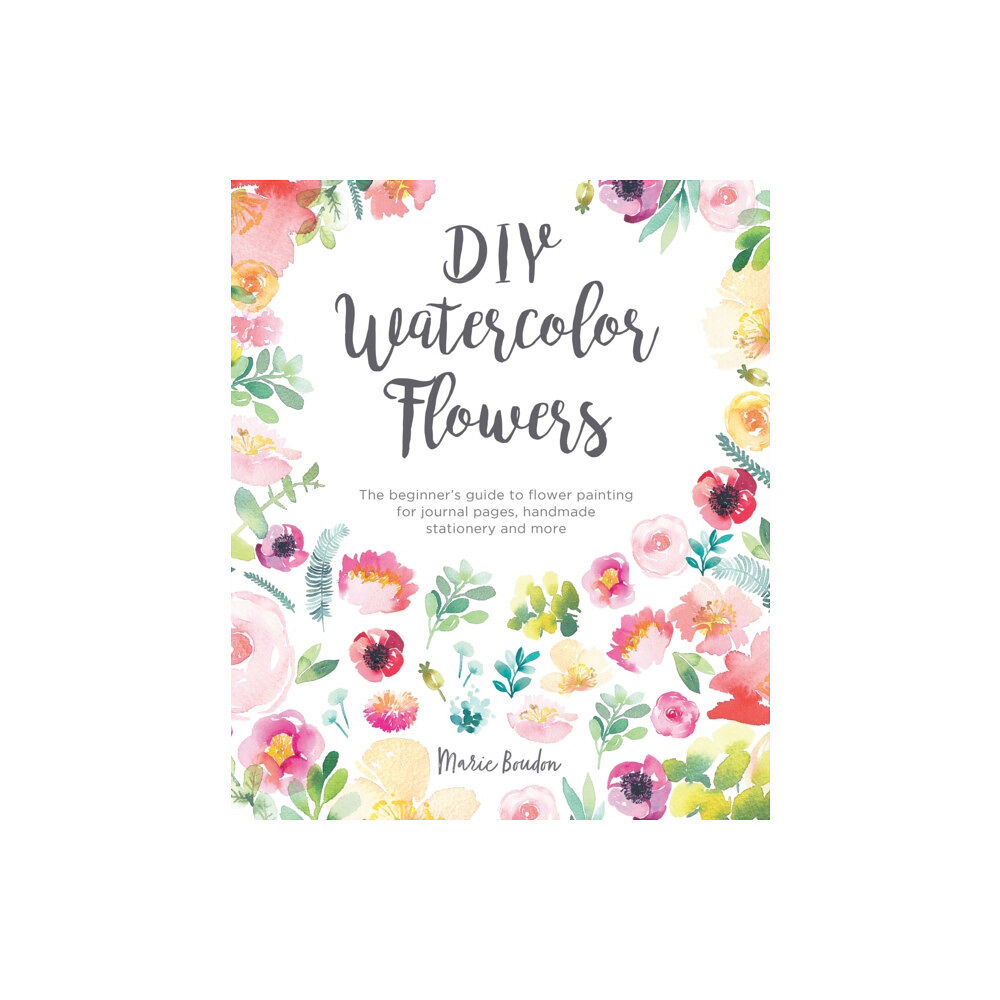 David & Charles DIY Watercolor Flowers (häftad, eng)