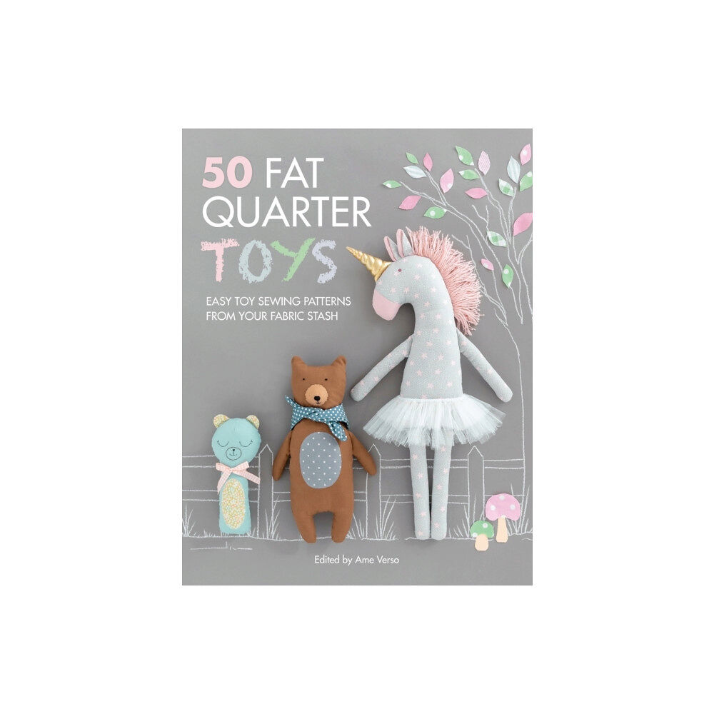 David & Charles 50 Fat Quarter Toys (häftad, eng)