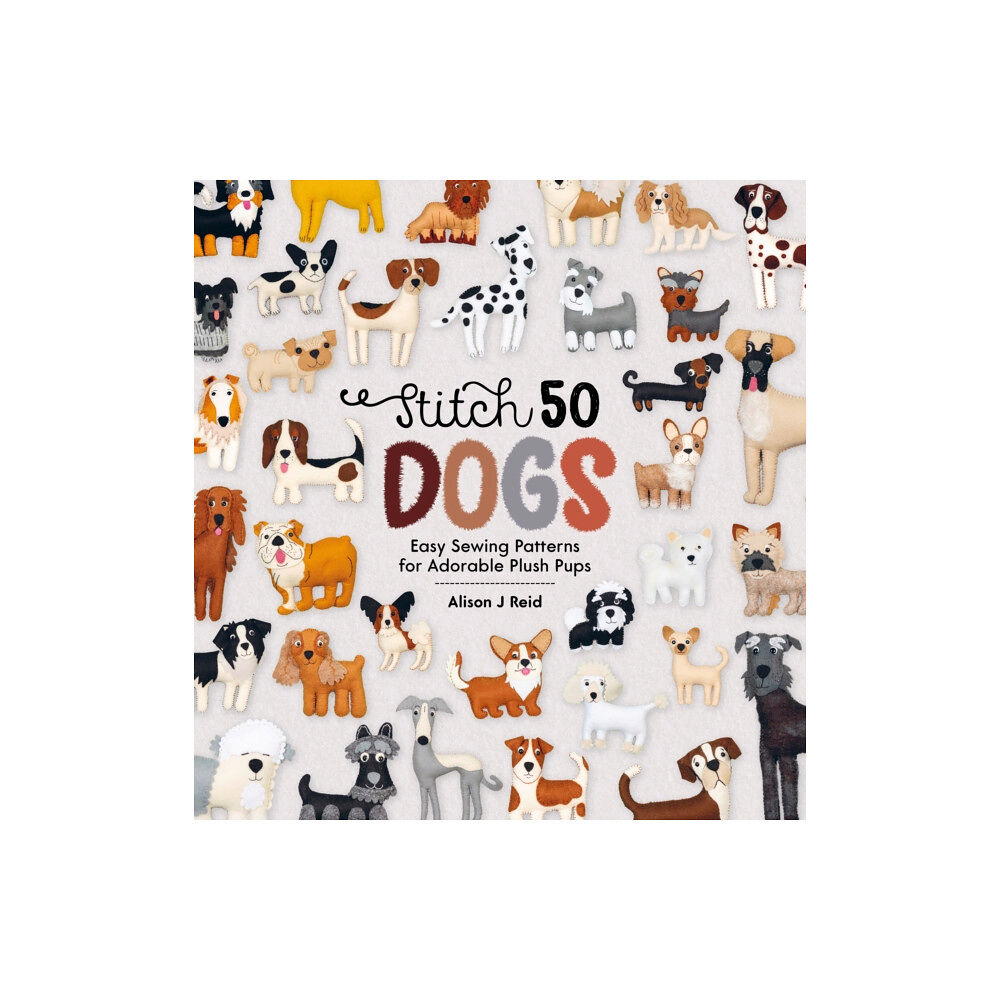 David & Charles Stitch 50 Dogs (inbunden, eng)