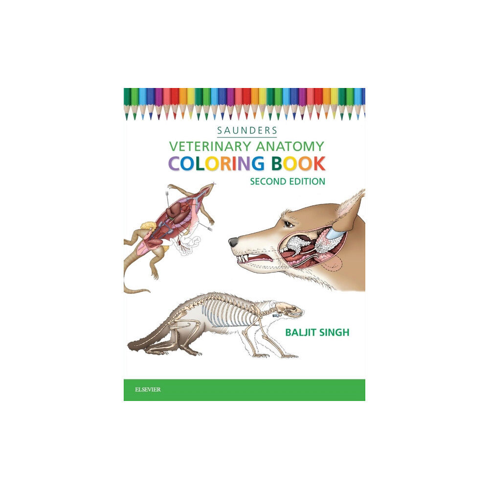 Elsevier Health Sciences Veterinary Anatomy Coloring Book (häftad, eng)