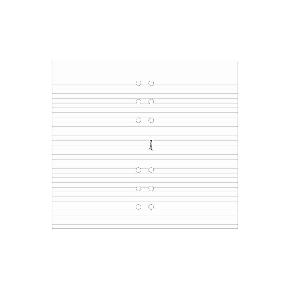 Filofax Filofax Personal white ruled notepaper refill