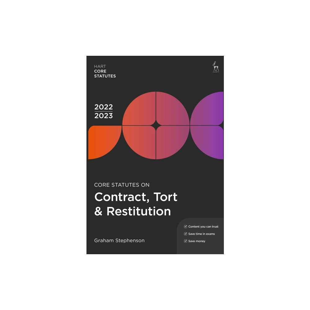 Bloomsbury Publishing PLC Core Statutes on Contract, Tort & Restitution 2022-23 (häftad, eng)