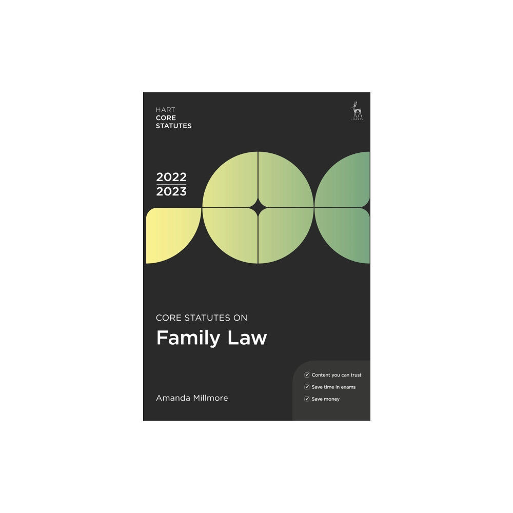 Bloomsbury Publishing PLC Core Statutes on Family Law 2022-23 (häftad, eng)
