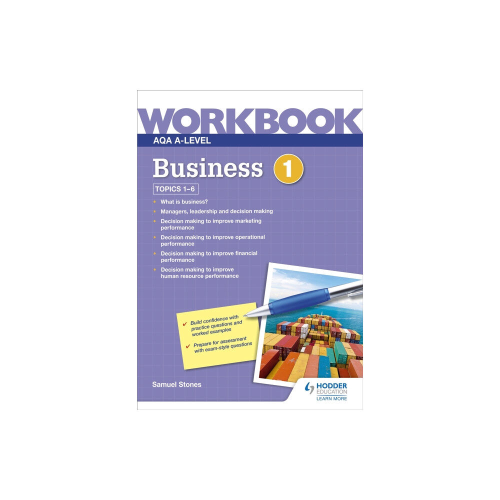 Hodder Education AQA A-Level Business Workbook 1 (häftad, eng)