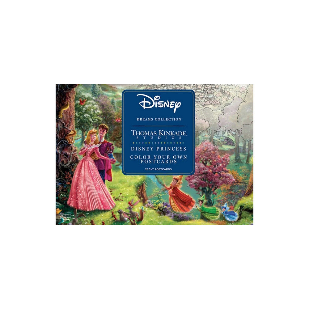 Andrews McMeel Publishing Disney Dreams Collection Thomas Kinkade Studios Disney Princess Color Your Own P (bok, board book, eng)