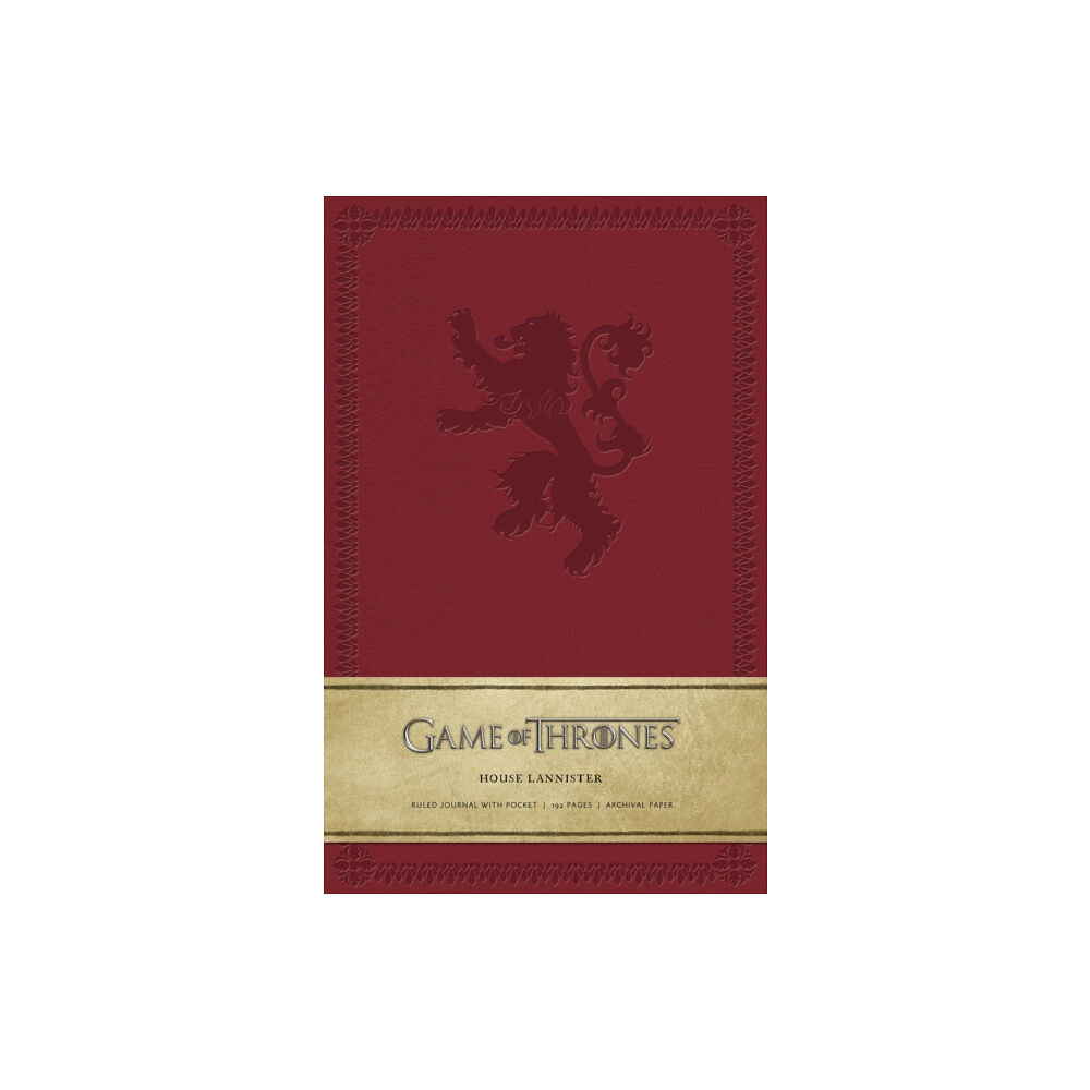 Insight Editions Game of Thrones: House Lannister Hardcover Ruled Journal (inbunden, eng)