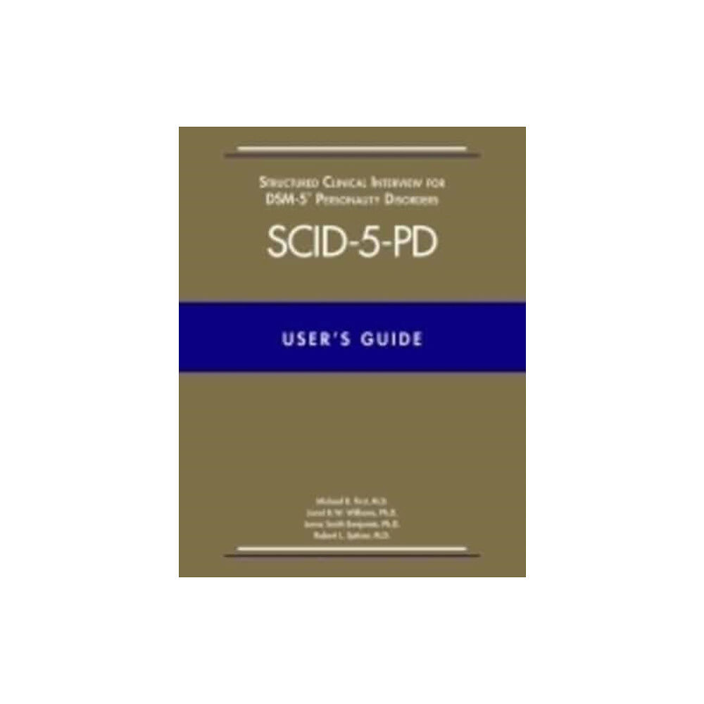 American Psychiatric Association Publishing Structured Clinical Interview for DSM-5® Disorders—Clinician Version (SCID-5-CV) (häftad, eng)