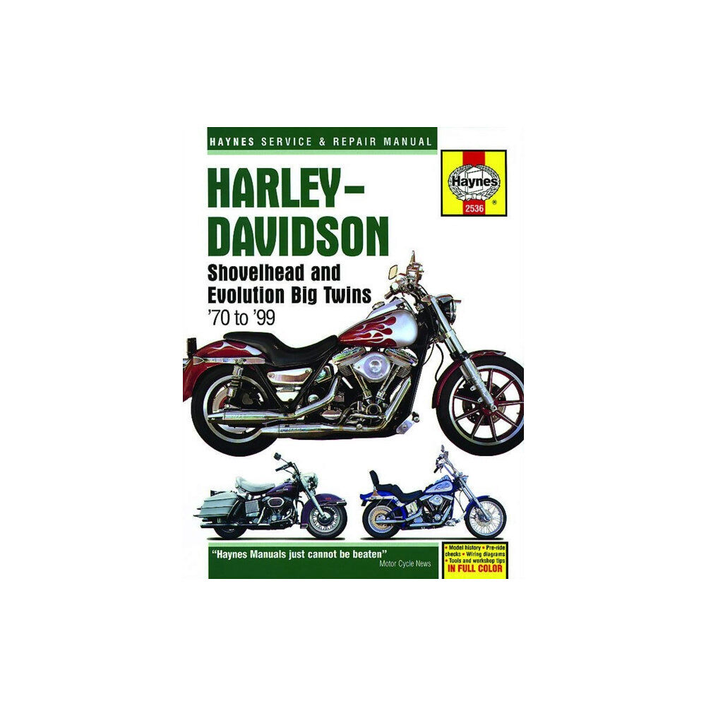 Haynes Manuals Inc Harley-Davidson Shovelhead & Evolution Big Twins (70-99) Haynes Repair Manual (häftad, eng)