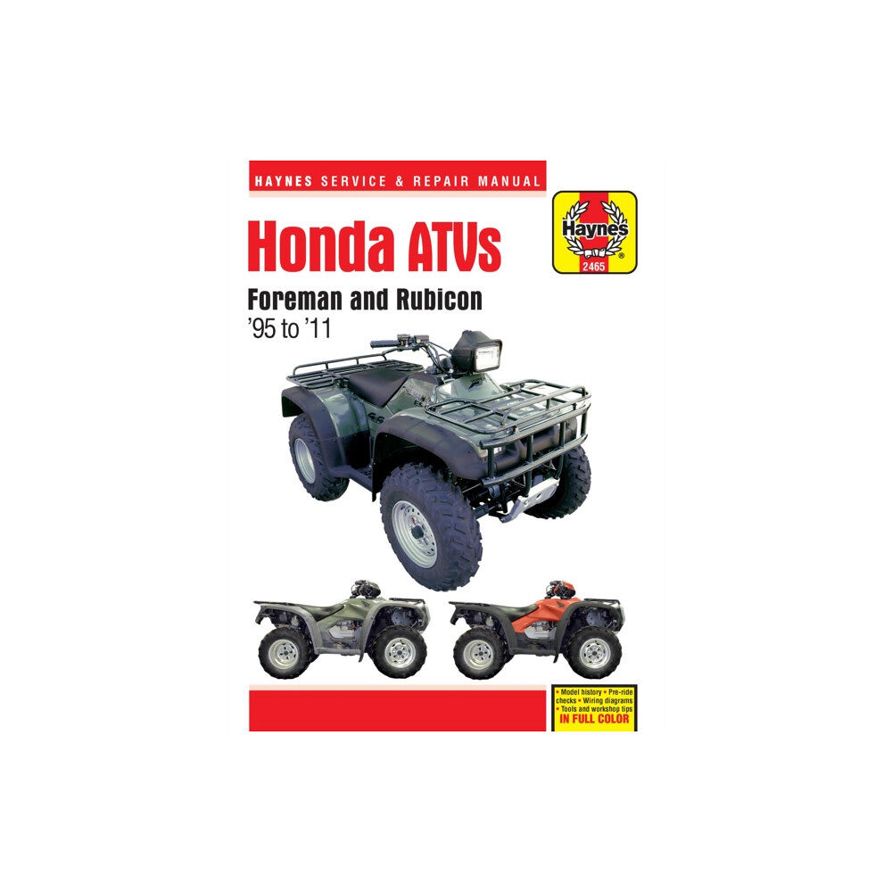 Haynes Manuals Inc Honda Foreman ATV (95 -11) (häftad, eng)