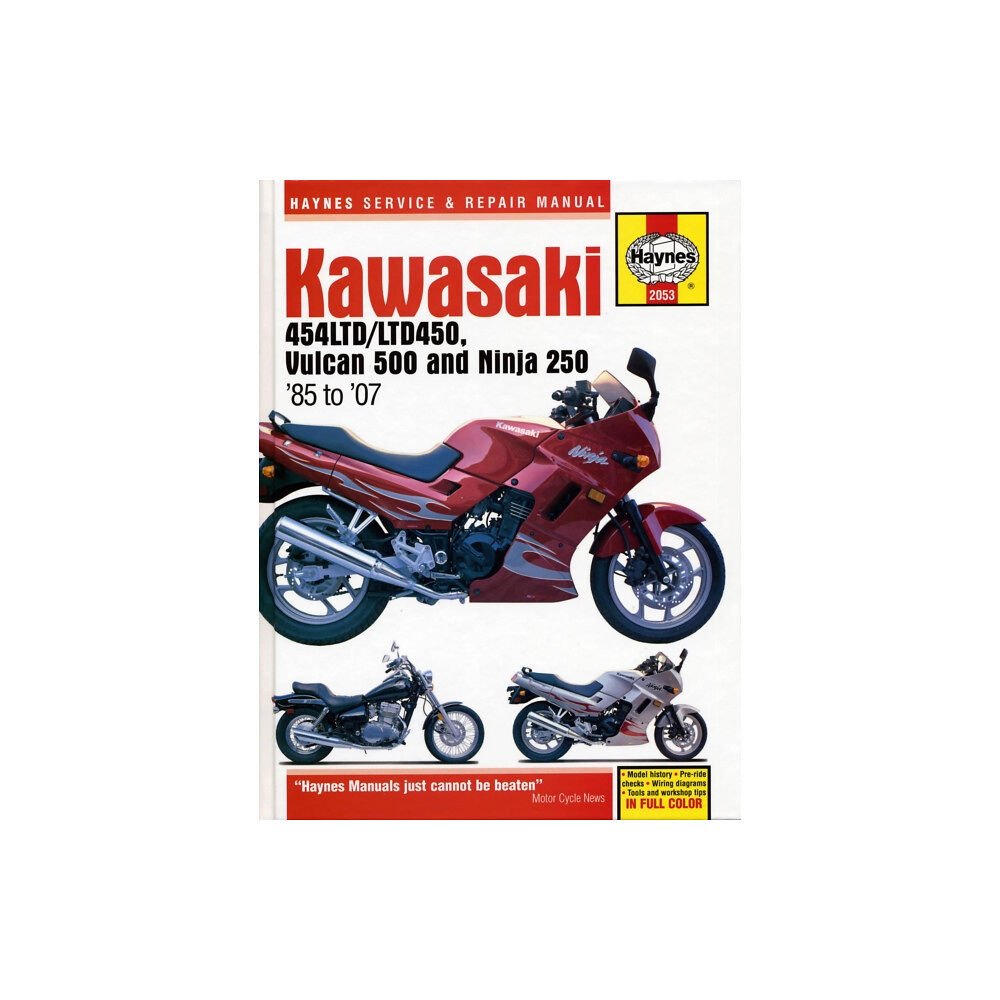 Haynes Manuals Inc Kawasaki 454 Ltd, Vulcan 500 & Ninja 250 (85 -07) (häftad, eng)