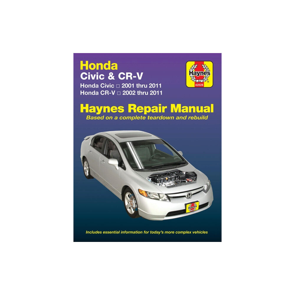 Haynes Manuals Inc Honda Civic (01-11) (häftad, eng)