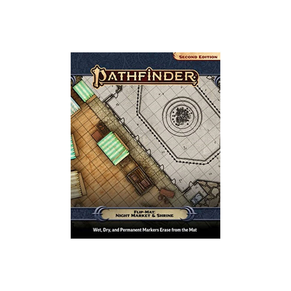 Paizo Publishing, LLC Pathfinder Flip-Mat: Night Market & Shrine (P2) (häftad, eng)