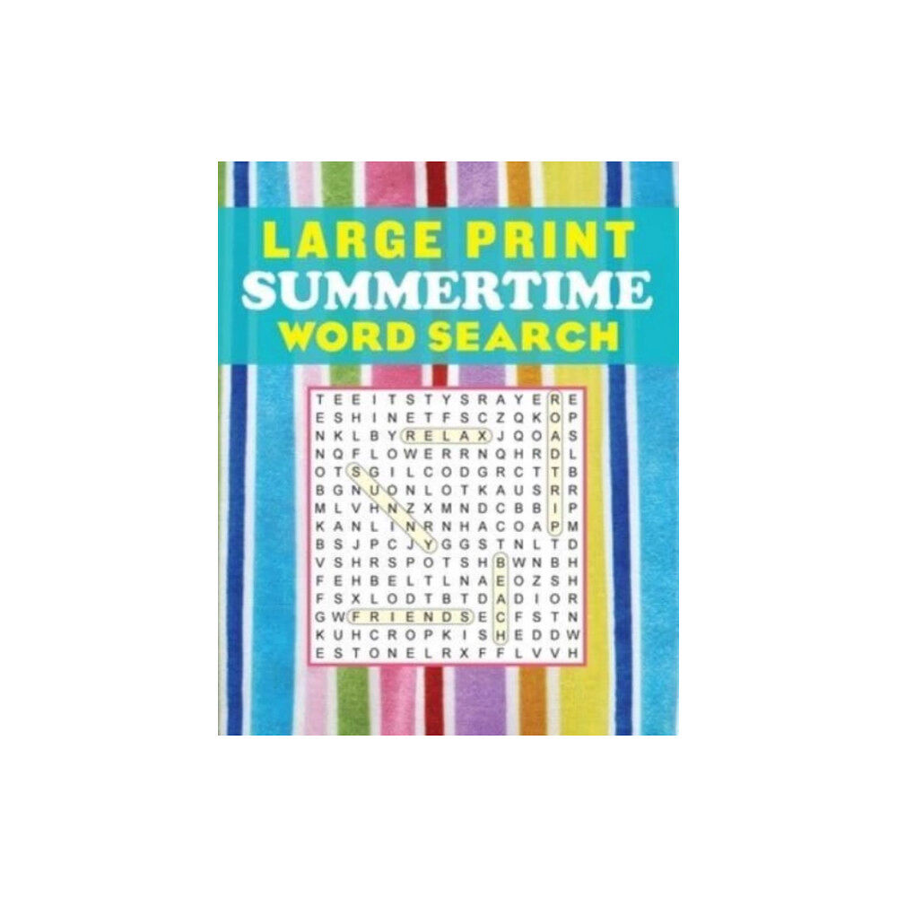 Thunder Bay Press Large Print Summertime Word Search (häftad, eng)