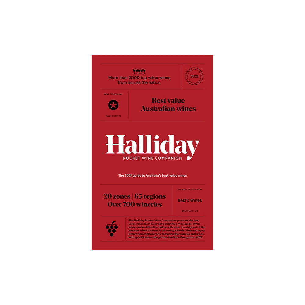 Hardie Grant Books Halliday Pocket Wine Companion 2021 (inbunden, eng)