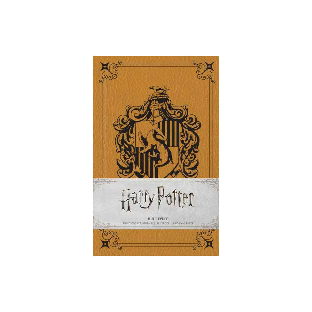 Insight Editions Harry Potter: Hufflepuff Ruled Pocket Journal (inbunden, eng)