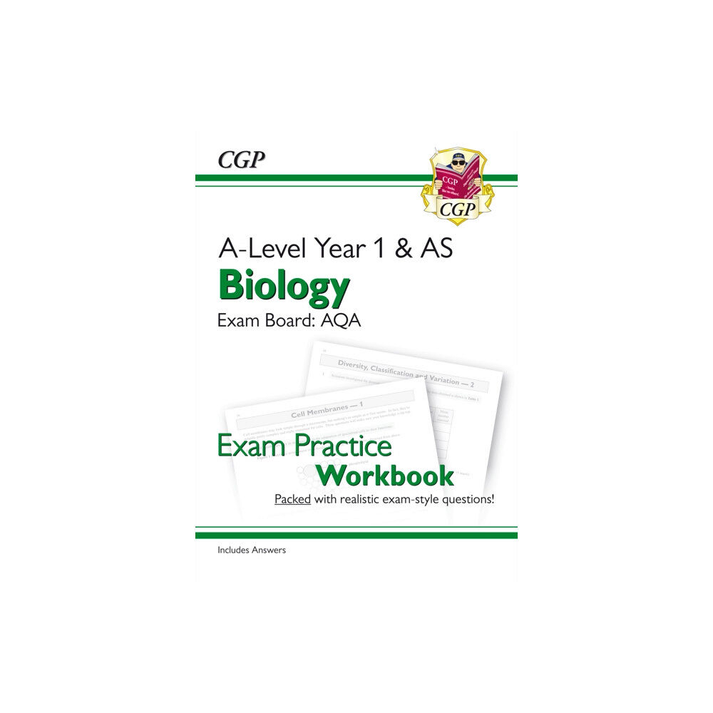 Coordination Group Publications Ltd (CGP) A-Level Biology: AQA Year 1 & AS Exam Practice Workbook - includes Answers (häftad, eng)