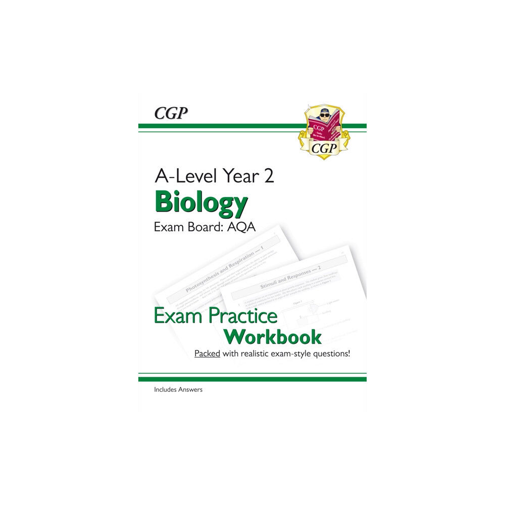 Coordination Group Publications Ltd (CGP) A-Level Biology: AQA Year 2 Exam Practice Workbook - includes Answers (häftad, eng)