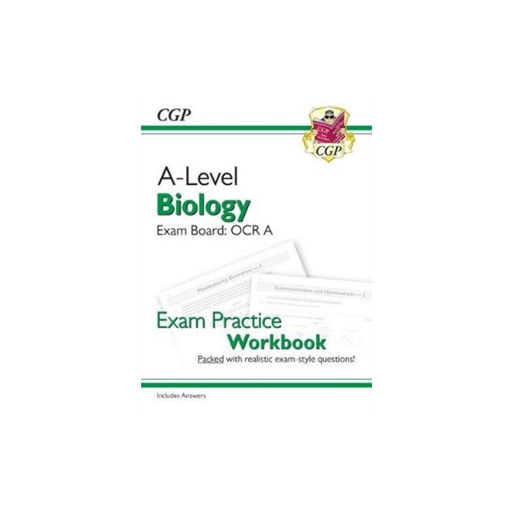 Coordination Group Publications Ltd (CGP) A-Level Biology: OCR A Year 1 & 2 Exam Practice Workbook - includes Answers (For exams in 2024) (häftad, eng)