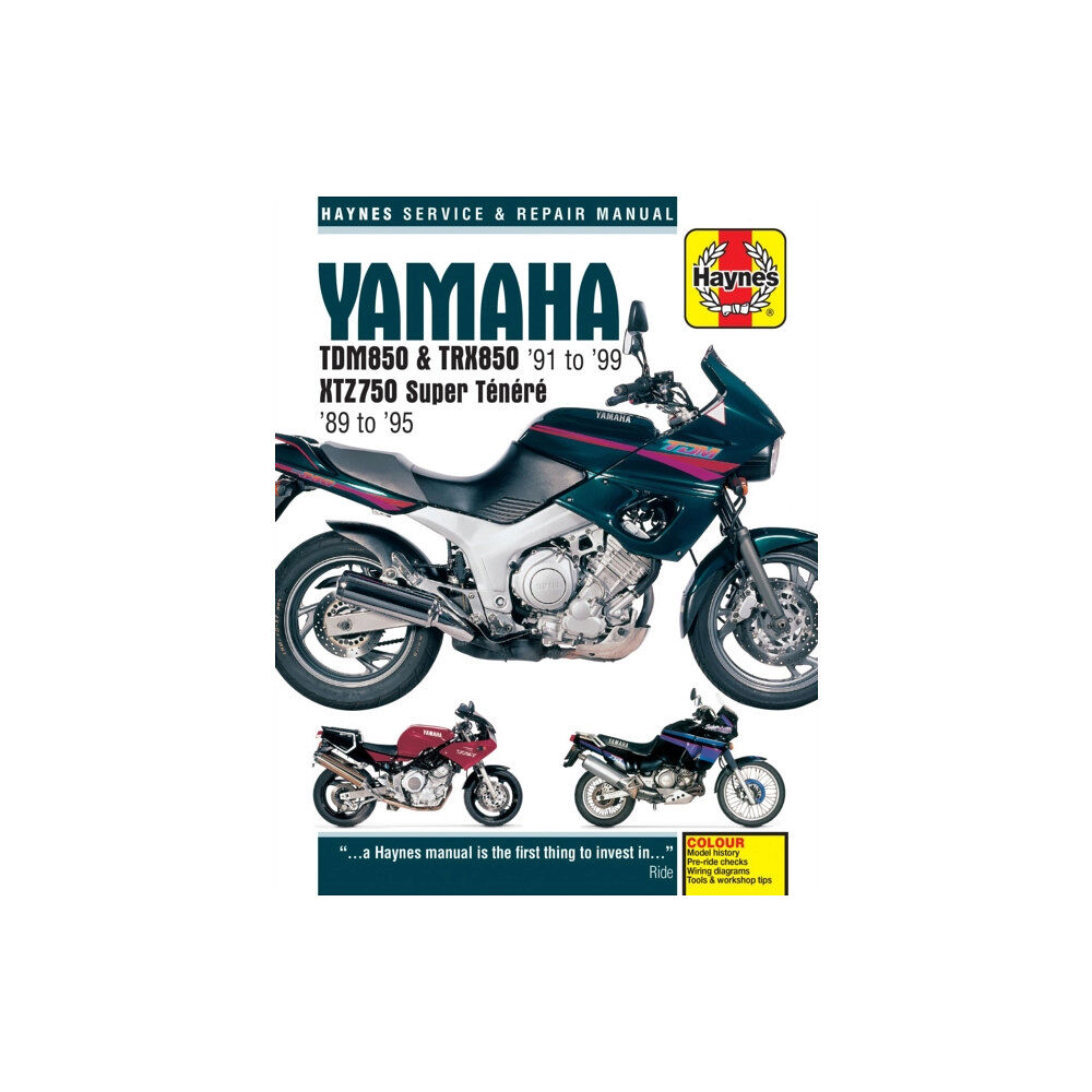 Haynes Publishing Group Yamaha TDM850, TRX850 & XTZ750 (89 - 99) Haynes Repair Manual (häftad, eng)