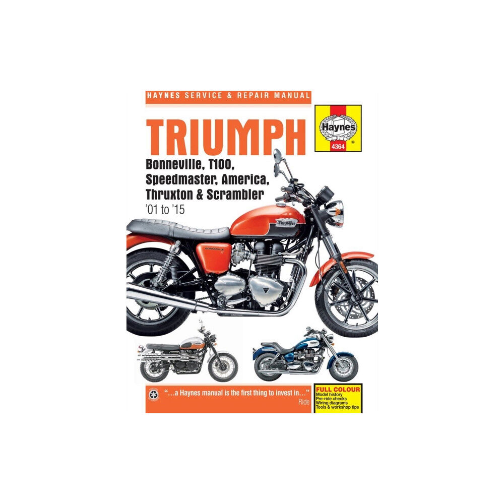 Haynes Publishing Group Triumph Bonneville, T100, Speedmaster, America, Thruxton & Scrambler (01 - 15) (häftad, eng)