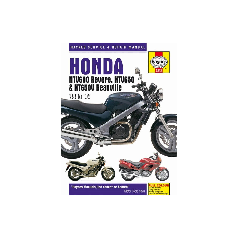 Haynes Publishing Group Honda NTV600 Revere, NTV650 & NTV650V Deauville (88-05) (häftad, eng)