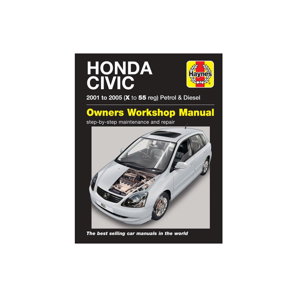 Haynes Publishing Group Honda Civic Petrol & Diesel (01 - 05) Haynes Repair Manual (häftad, eng)