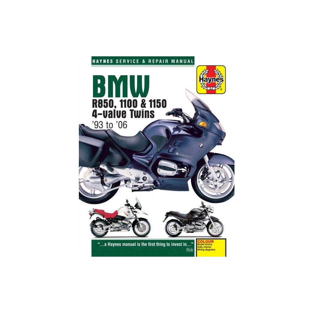 Haynes Publishing Group BMW R850, 1100 & 1150 4-valve Twins (93 - 06) Haynes Repair Manual (häftad, eng)