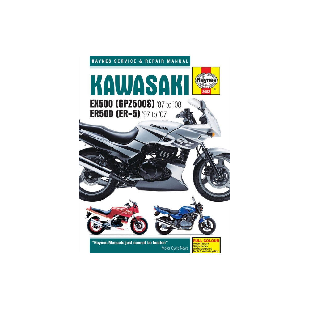 Haynes Publishing Group Kawasaki EX500 (GPZ500S) & ER500 (ER-5) (87 - 05) (häftad, eng)