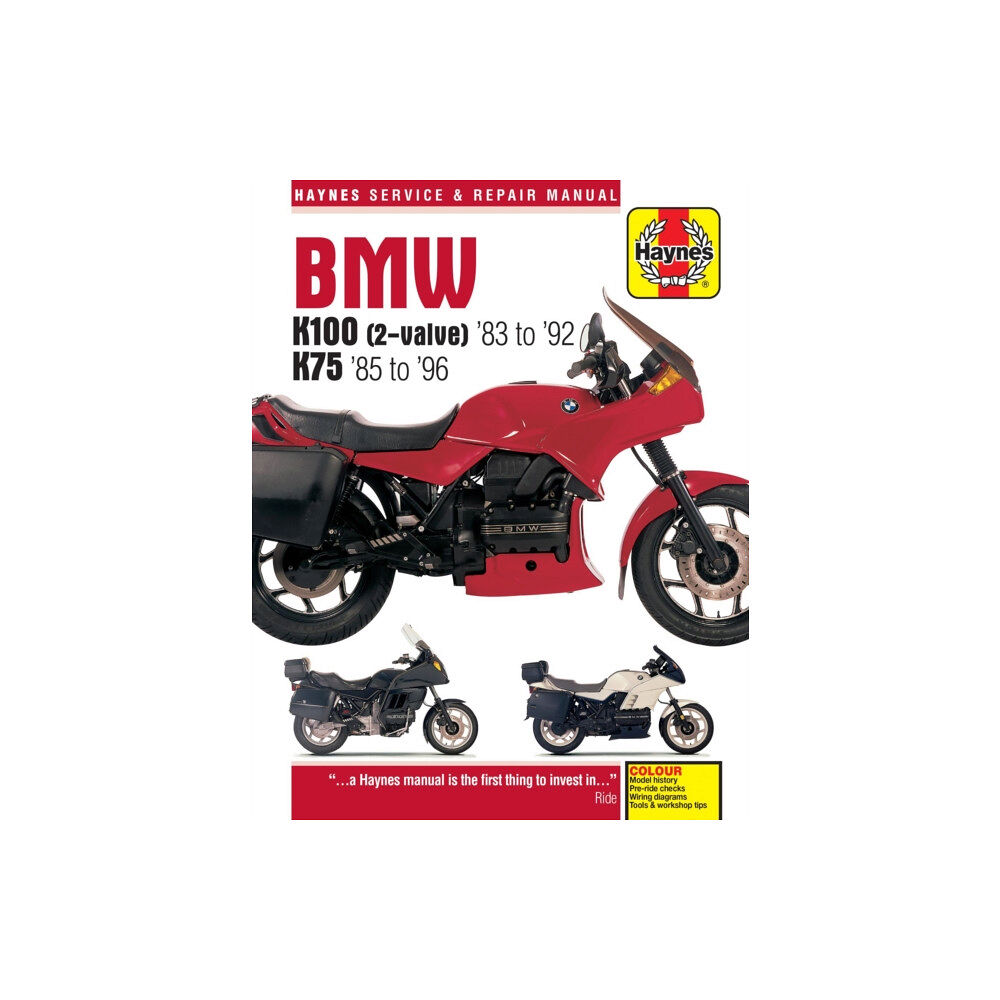 Haynes Publishing Group BMW K100 & 75 2-valve Models (83 - 96) Haynes Repair Manual (häftad, eng)